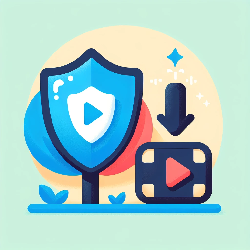 "Imagen de un teléfono móvil mostrando la interfaz de un descargador de videos de TikTok, con contenido destacado y opciones de descarga seguras, ilustrando la guía completa para descargar videos de TikTok de forma legal."